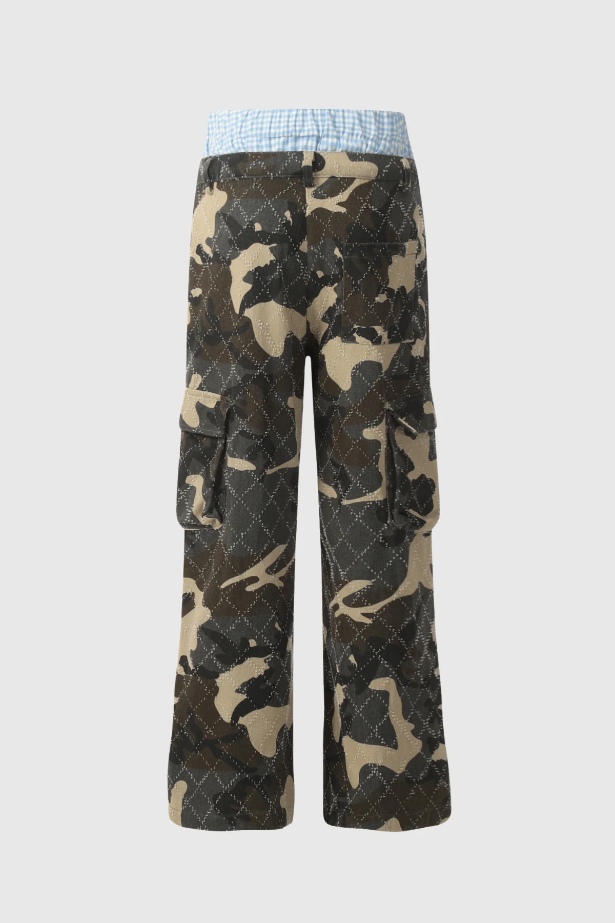 Urban Edge Camouflage Deconstruct Cargo Jeans