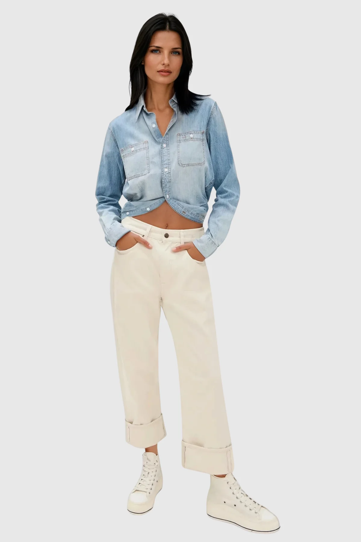 Denim Structured Jacket for Women - Dagmar Ruch Design