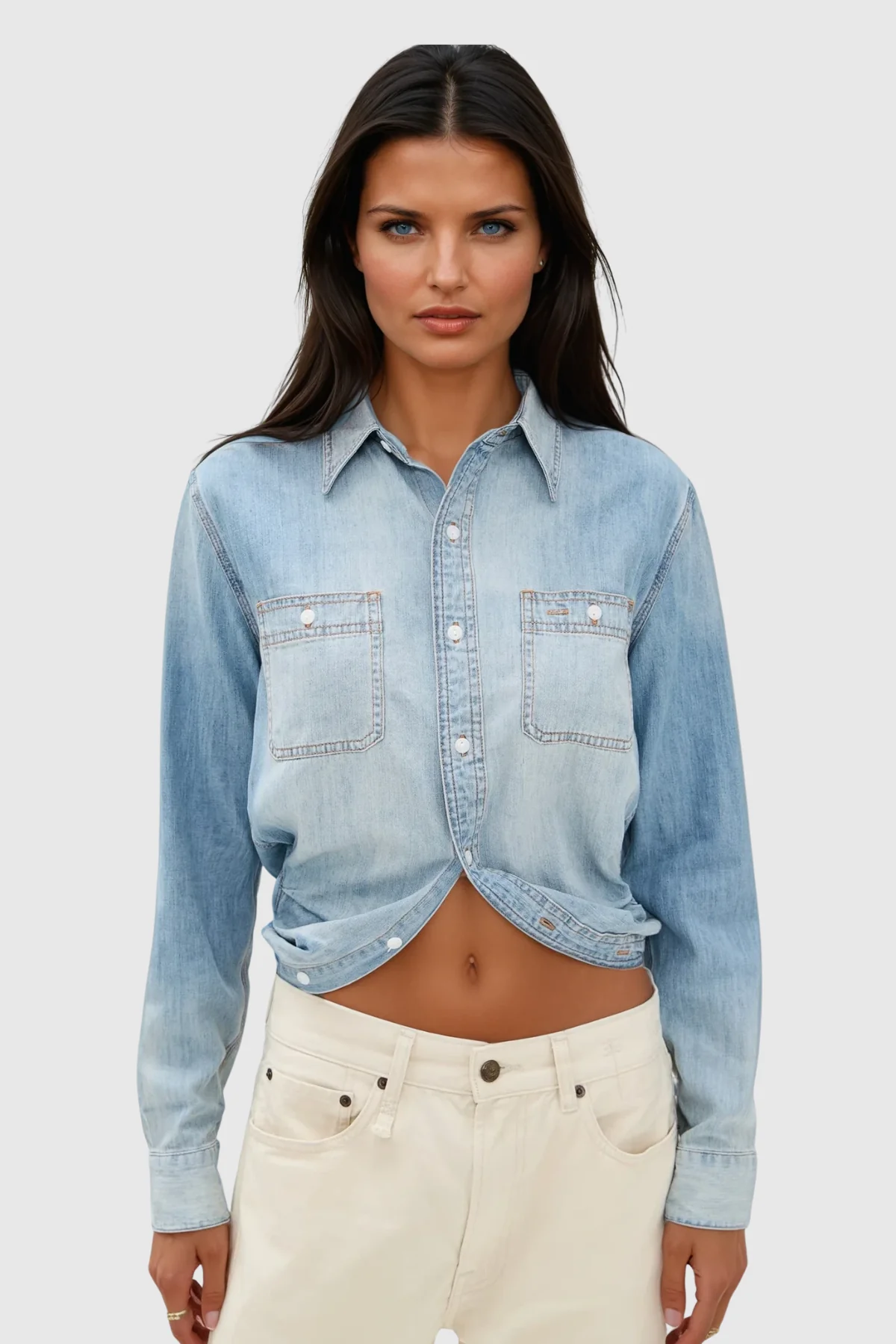 Denim Structured Jacket for Women - Dagmar Ruch Design