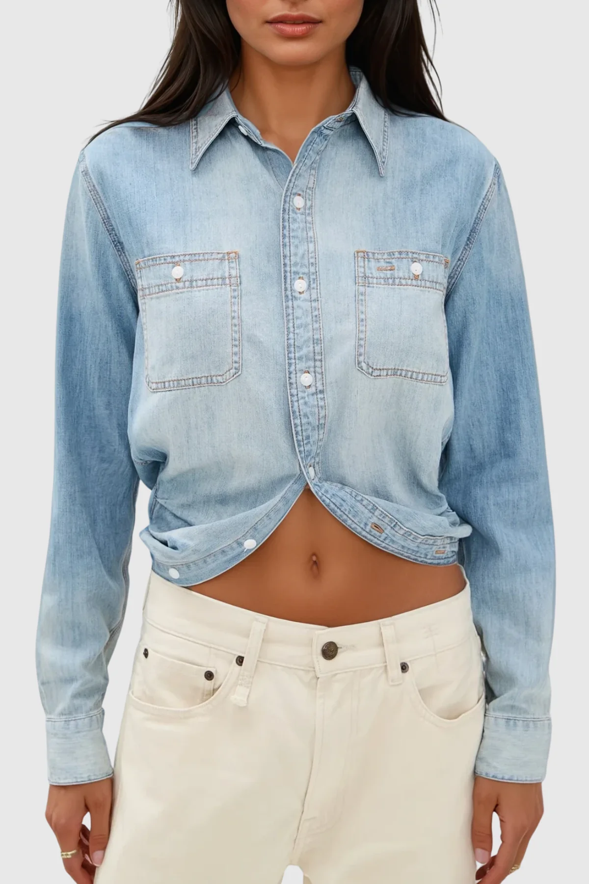 Denim Structured Jacket for Women - Dagmar Ruch Design