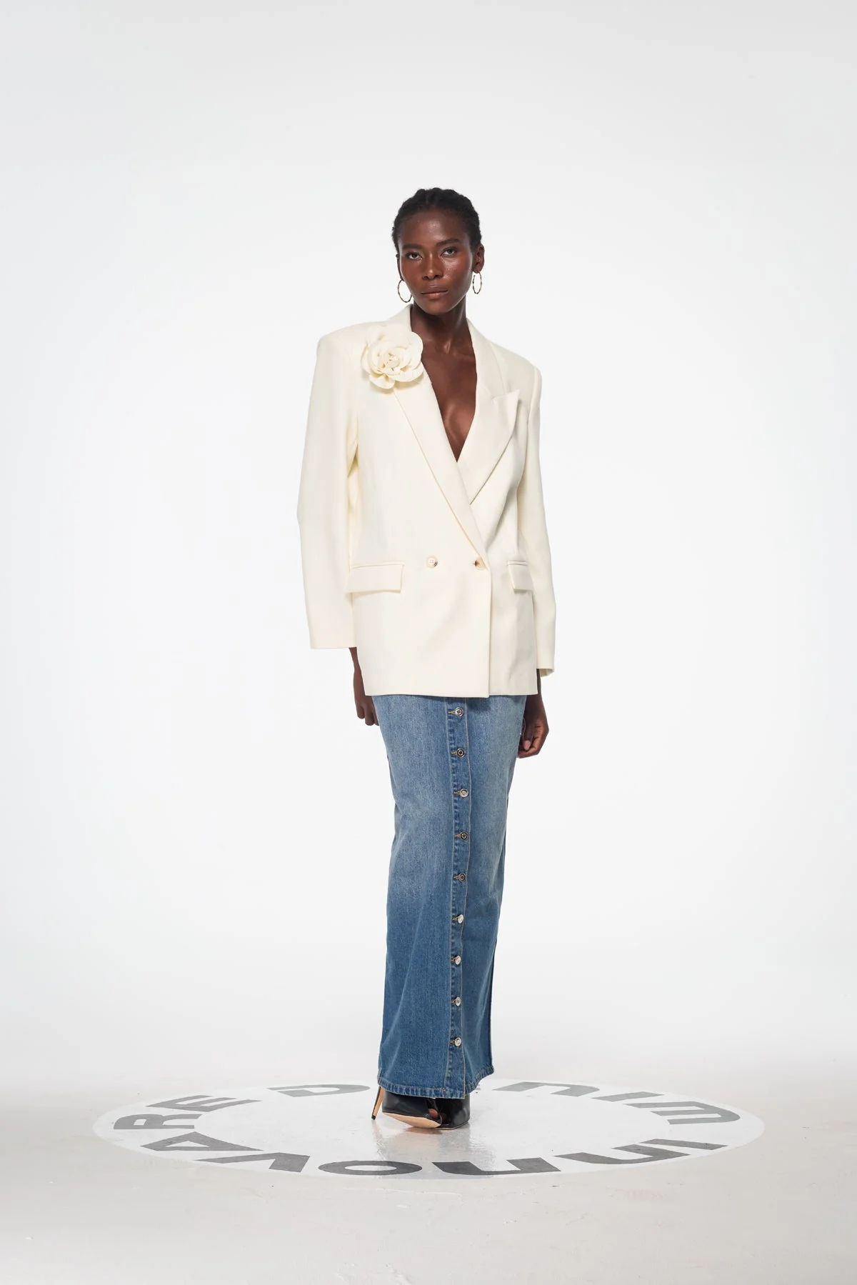 Floral Print Blazer for Women