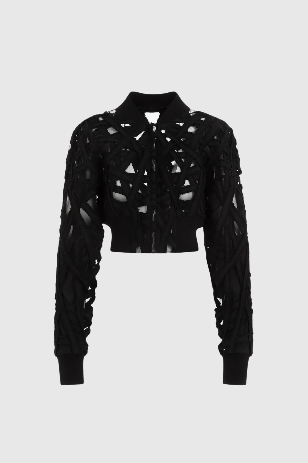 Cutout Structured Jacket in Clarette