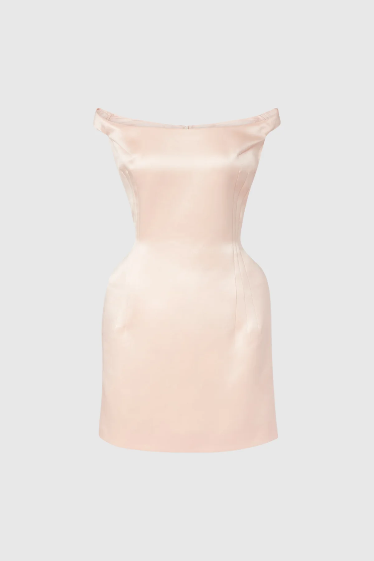Pink Satin Mini Dress - Elegant and Flattering Style