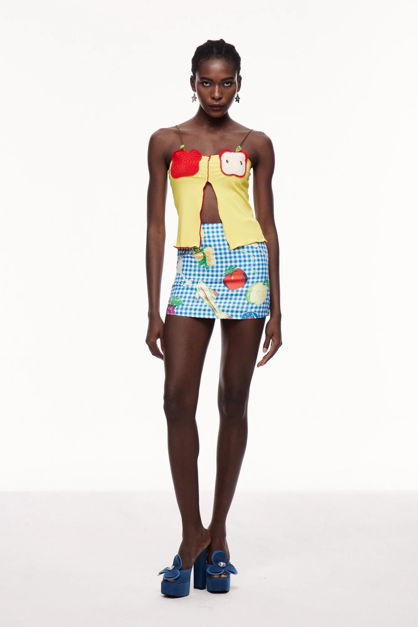 Yellow Split Knit Top Sweater - Sophisticated Comfort Style