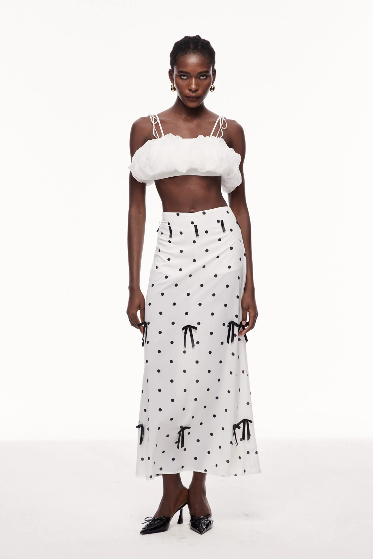 White Mesh Ruched Top - Breathable & Stylish Design