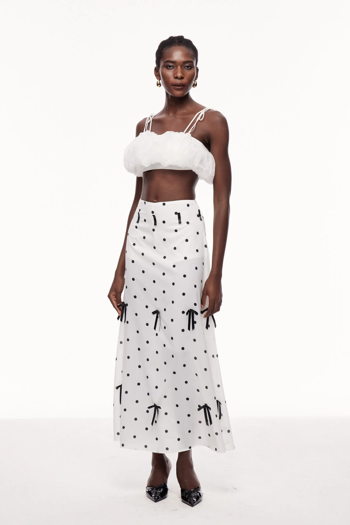 White Mesh Ruched Top - Breathable & Stylish Design