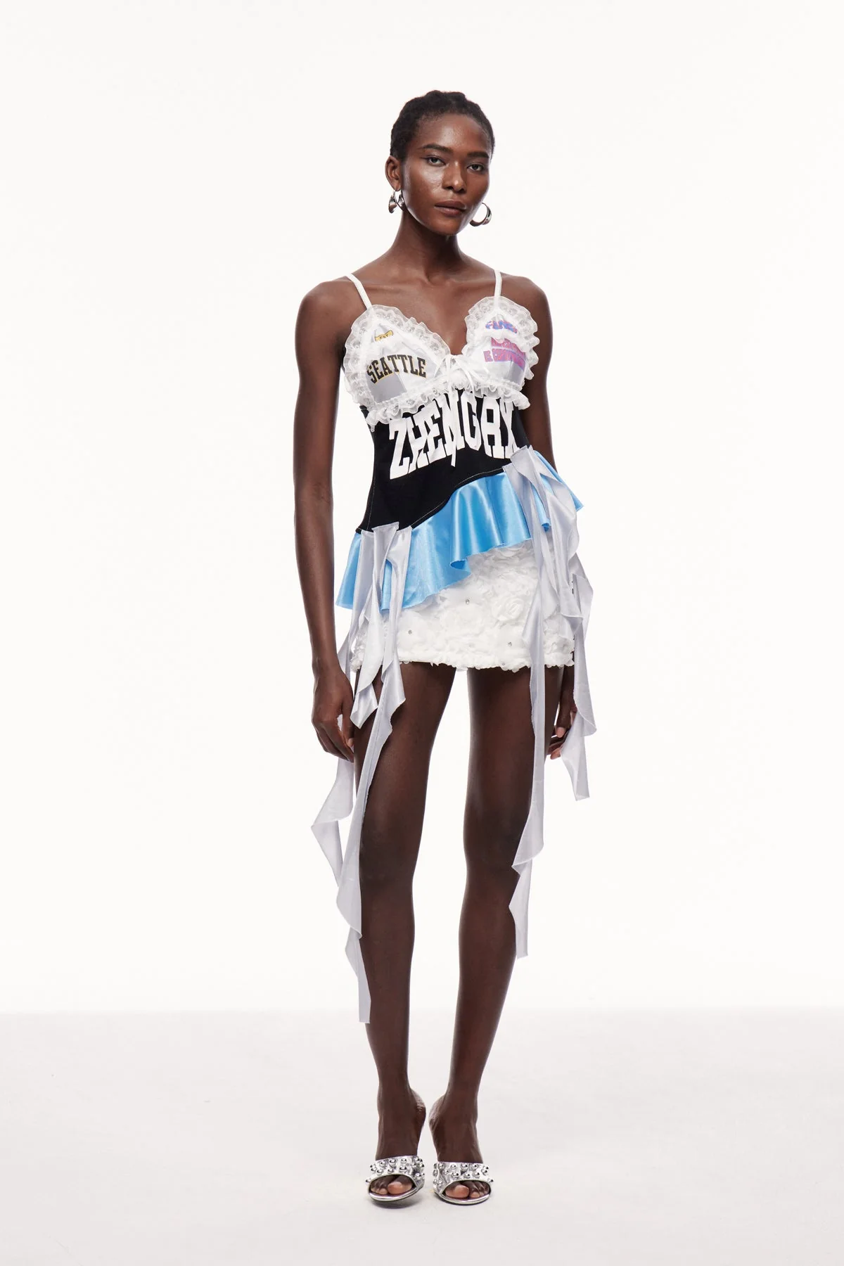 White Floral Mini Skirt - Versatile Day-to-Night Wear