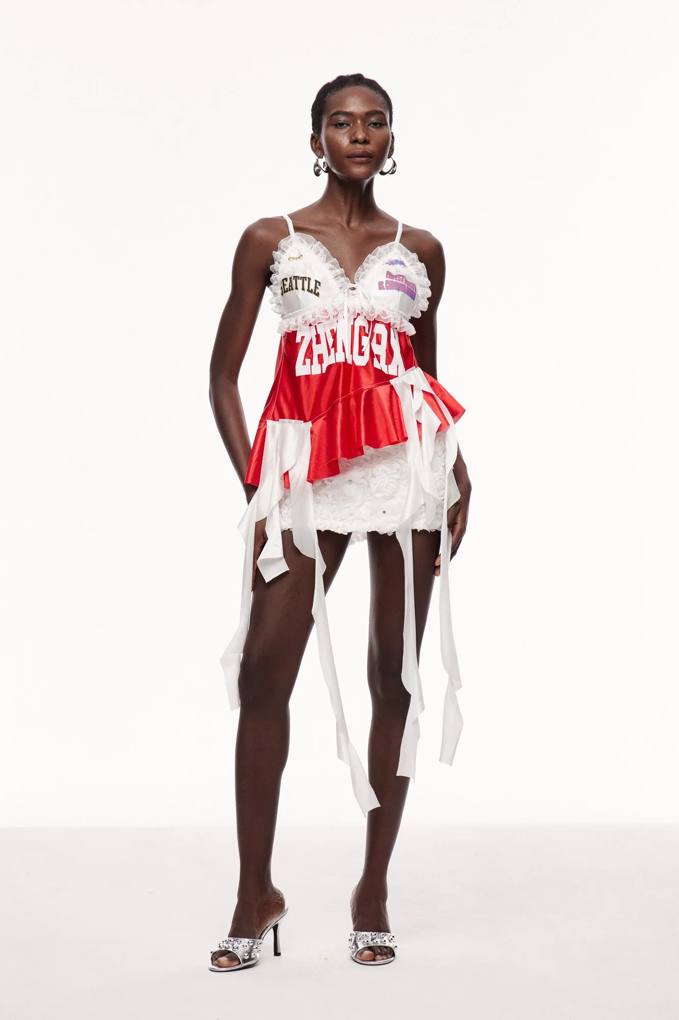 Red Lace Fringe Elegant Top - Womens Sophisticated Style