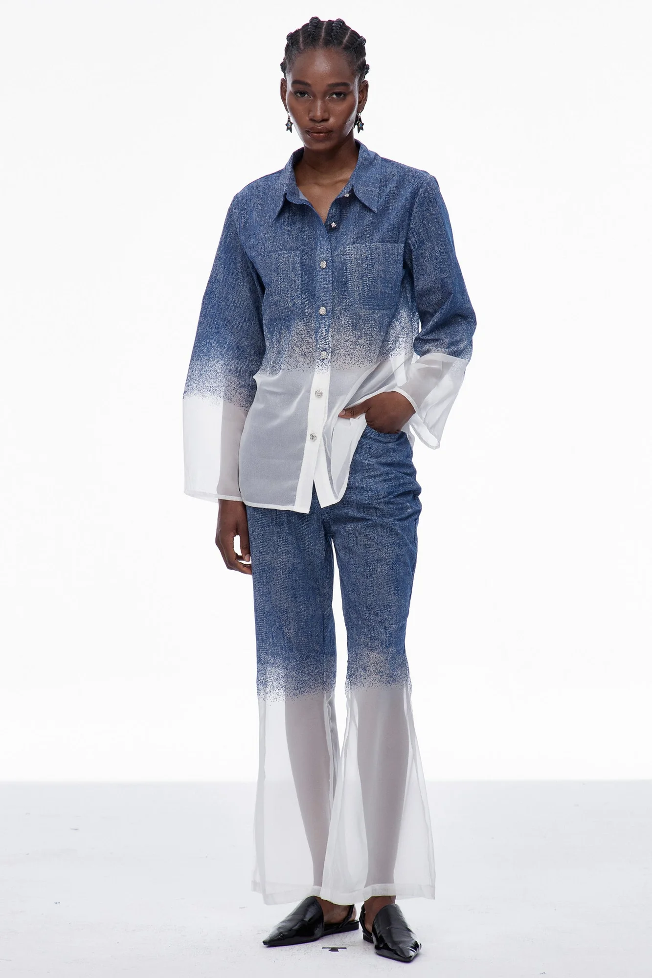 Blue Chic Hayley Pants Set