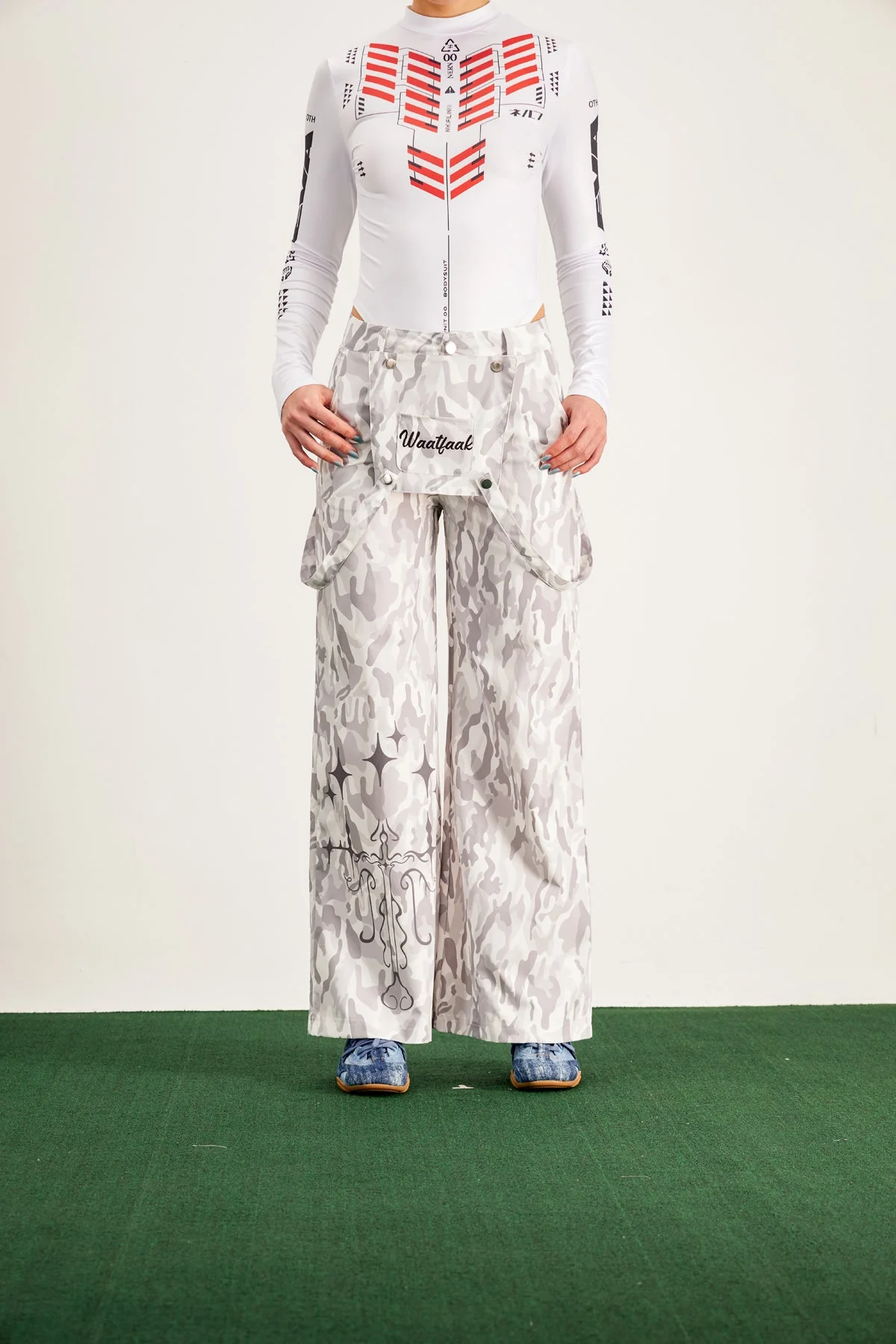 Urban Edge Camouflage Print Pants