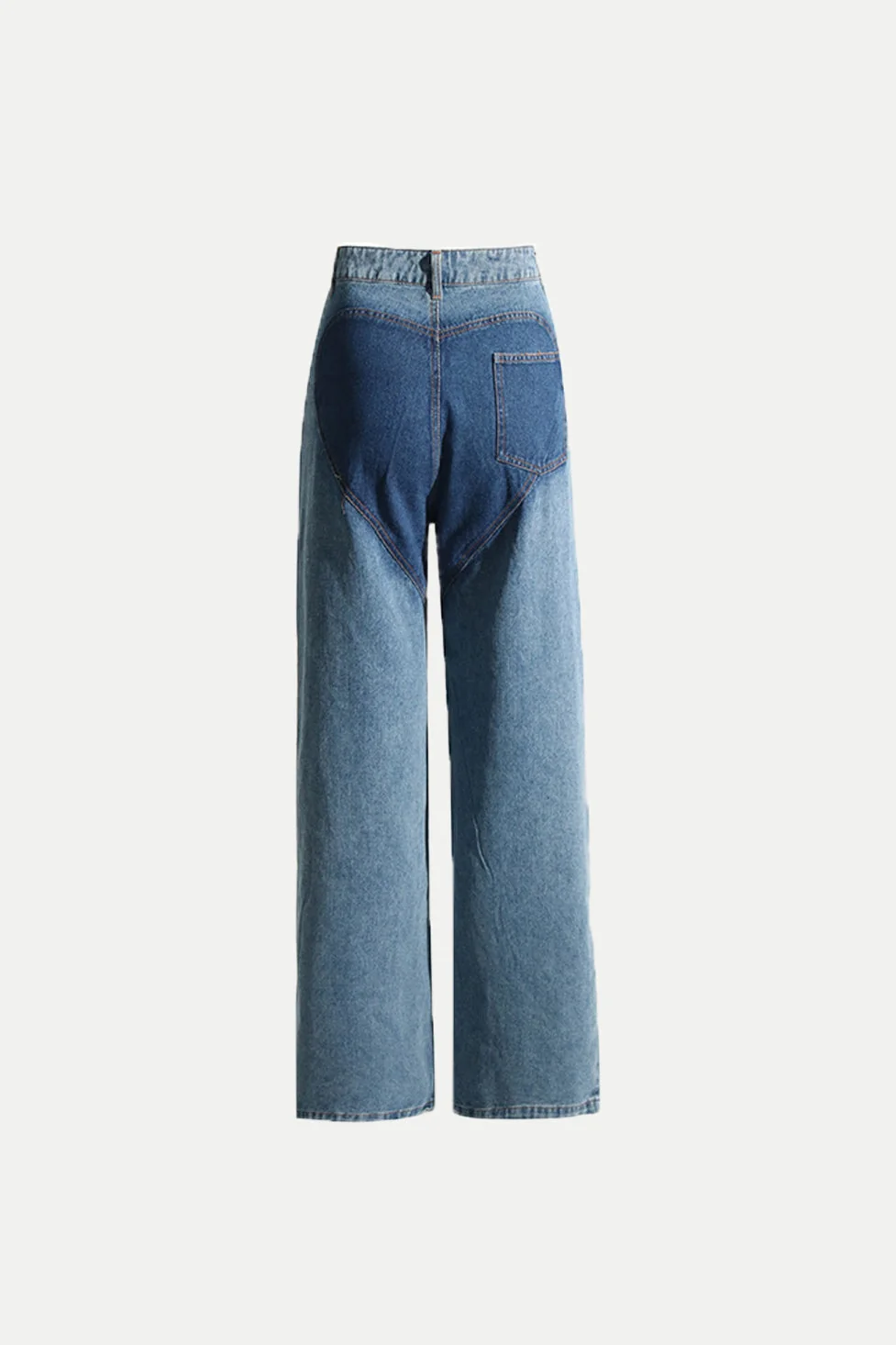 Blue Hollow Denim Jeans - Comfy & Stylish