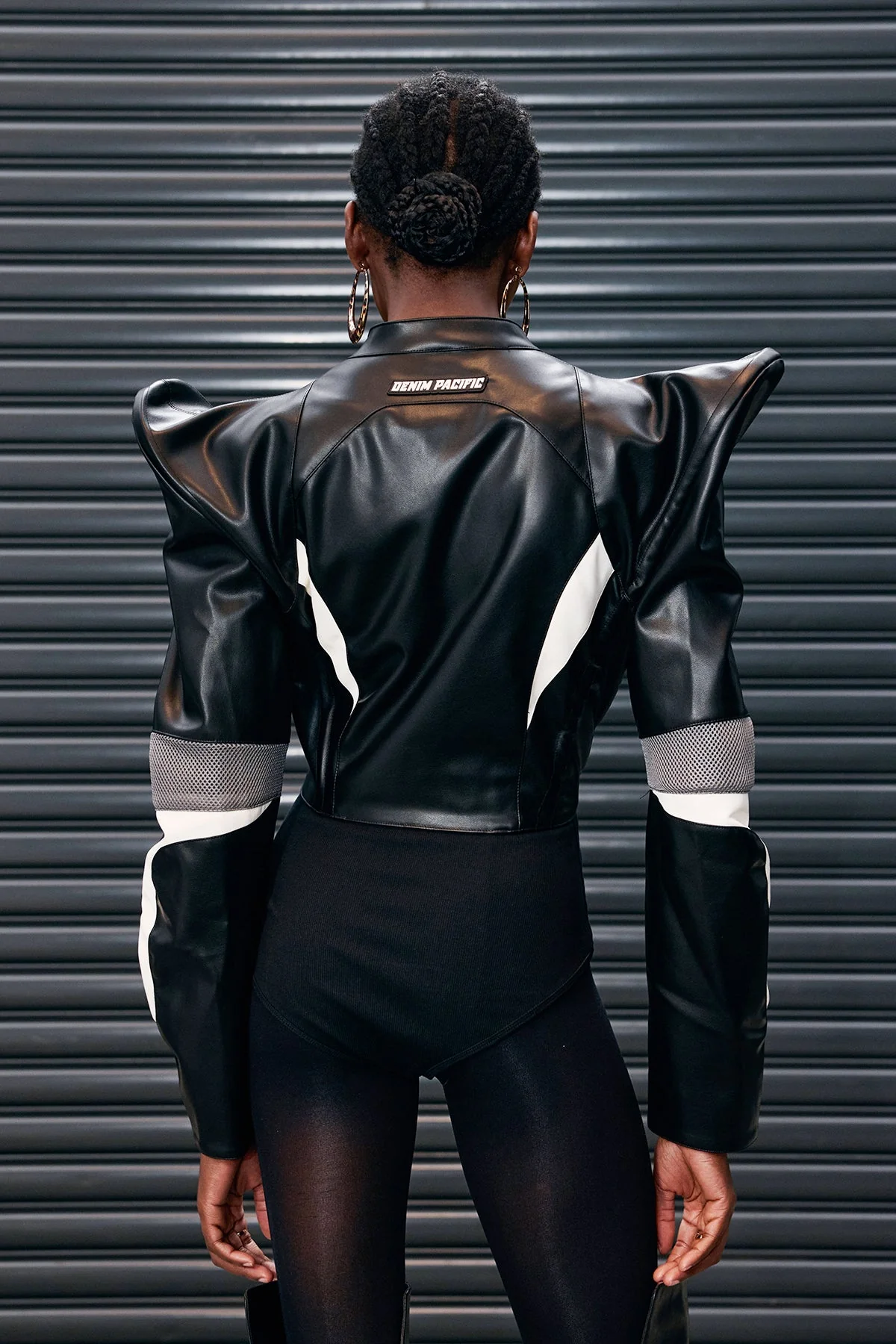 Asymmetric Black Leather Jacket for Fashion Forward Individuals