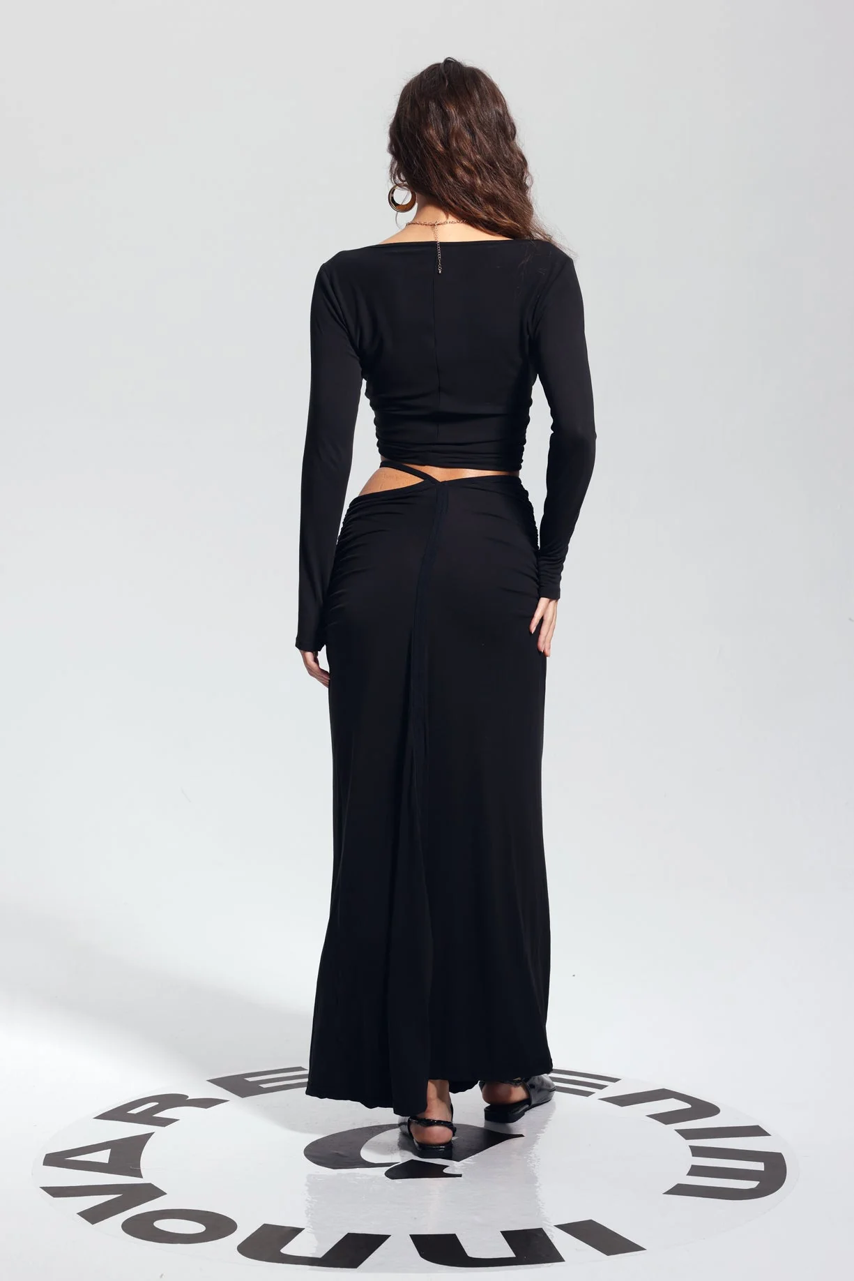 Black Cutout Bodycon Skirt - High-Quality Sophisticated Style