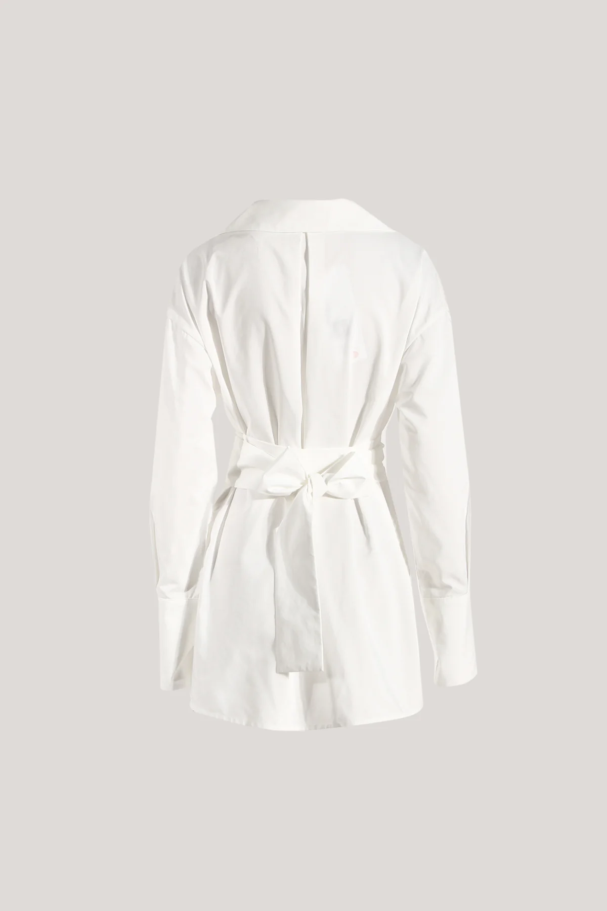 Stylish White Asymmetric Bodycon Shirt