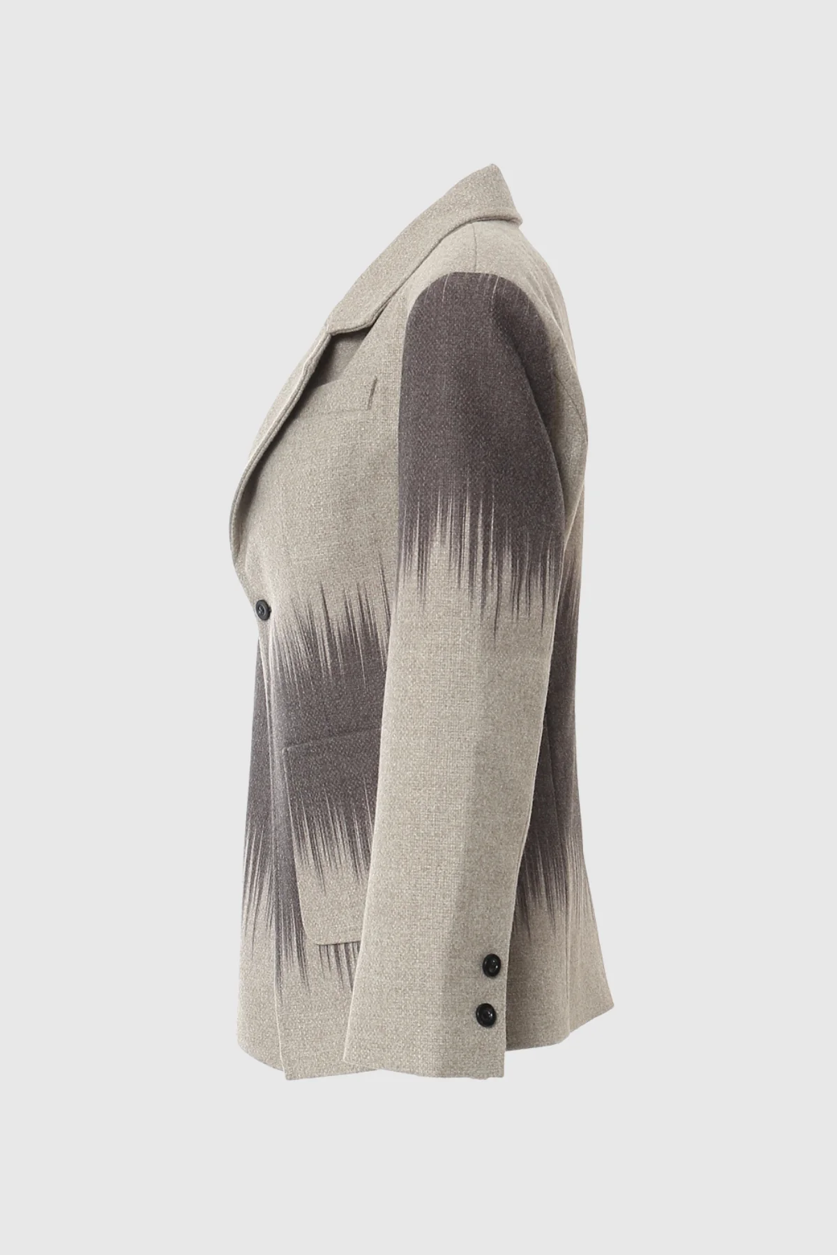 Phoenix Print Asymmetrical Statement Blazer