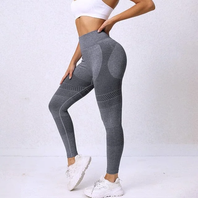 High Waist Compression Leggings for Women - Breathable Material