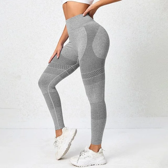 High Waist Compression Leggings for Women - Breathable Material