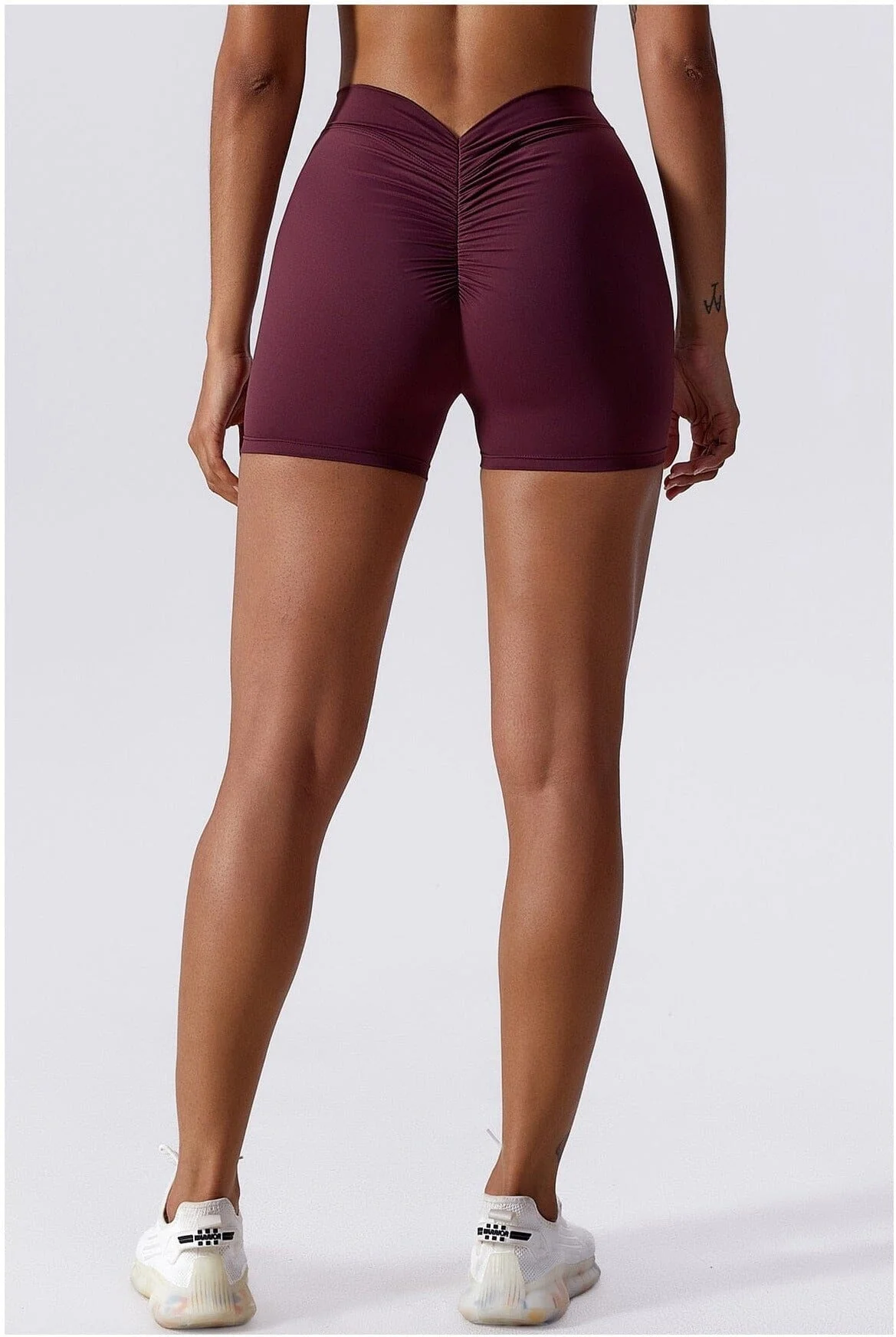 High Waist PowerStretch Shorts for Squat-Proof Fitness - Variety of Sizes and Colors