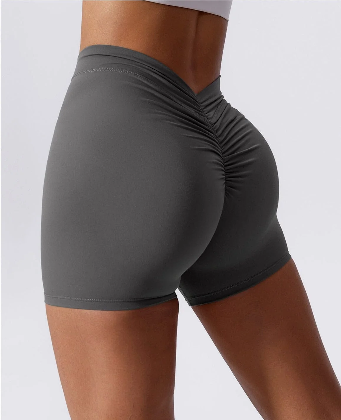 High Waist PowerStretch Shorts for Squat-Proof Fitness - Variety of Sizes and Colors