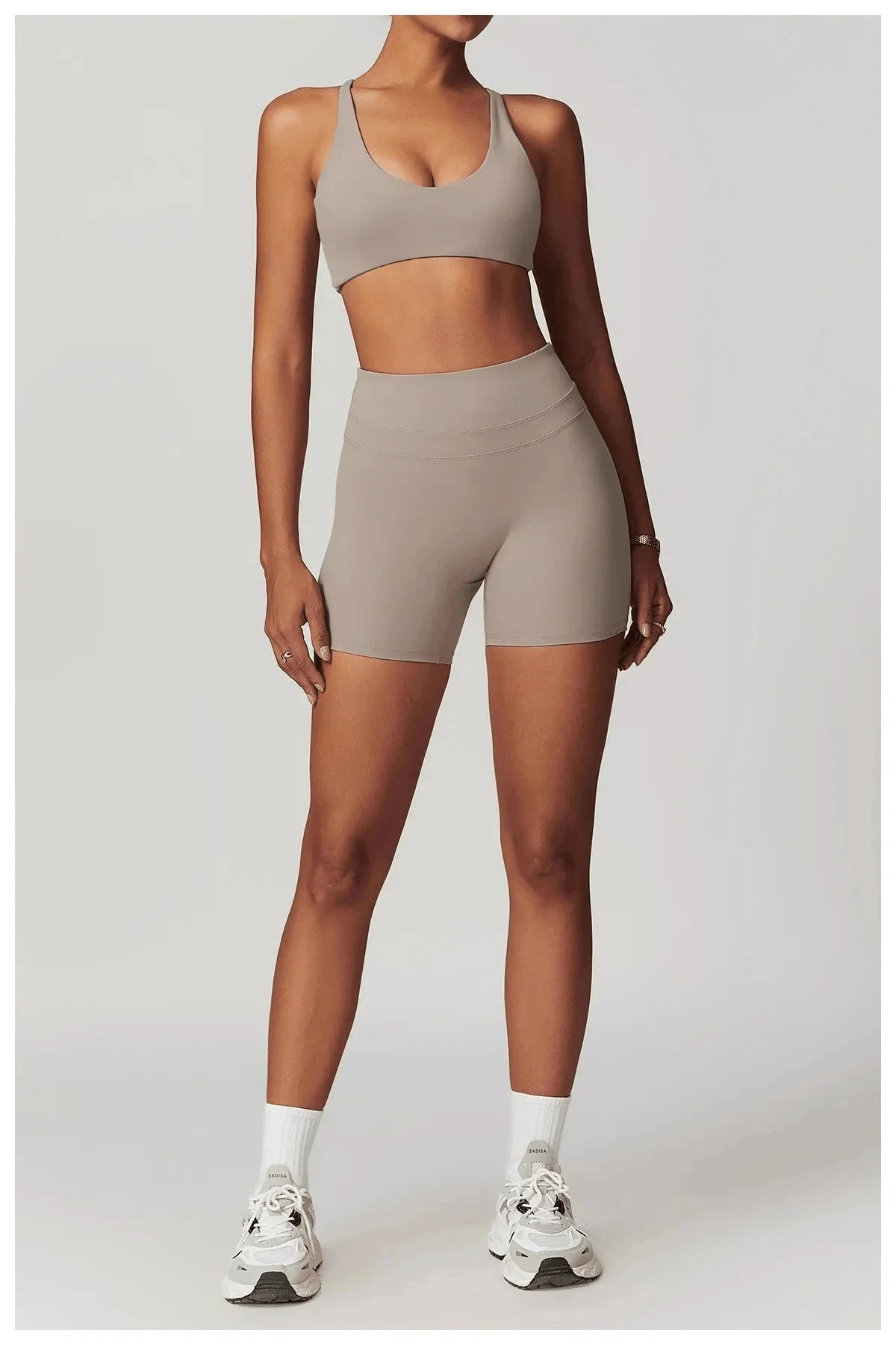 Criss-Cross Sports Bra with Removable Pads