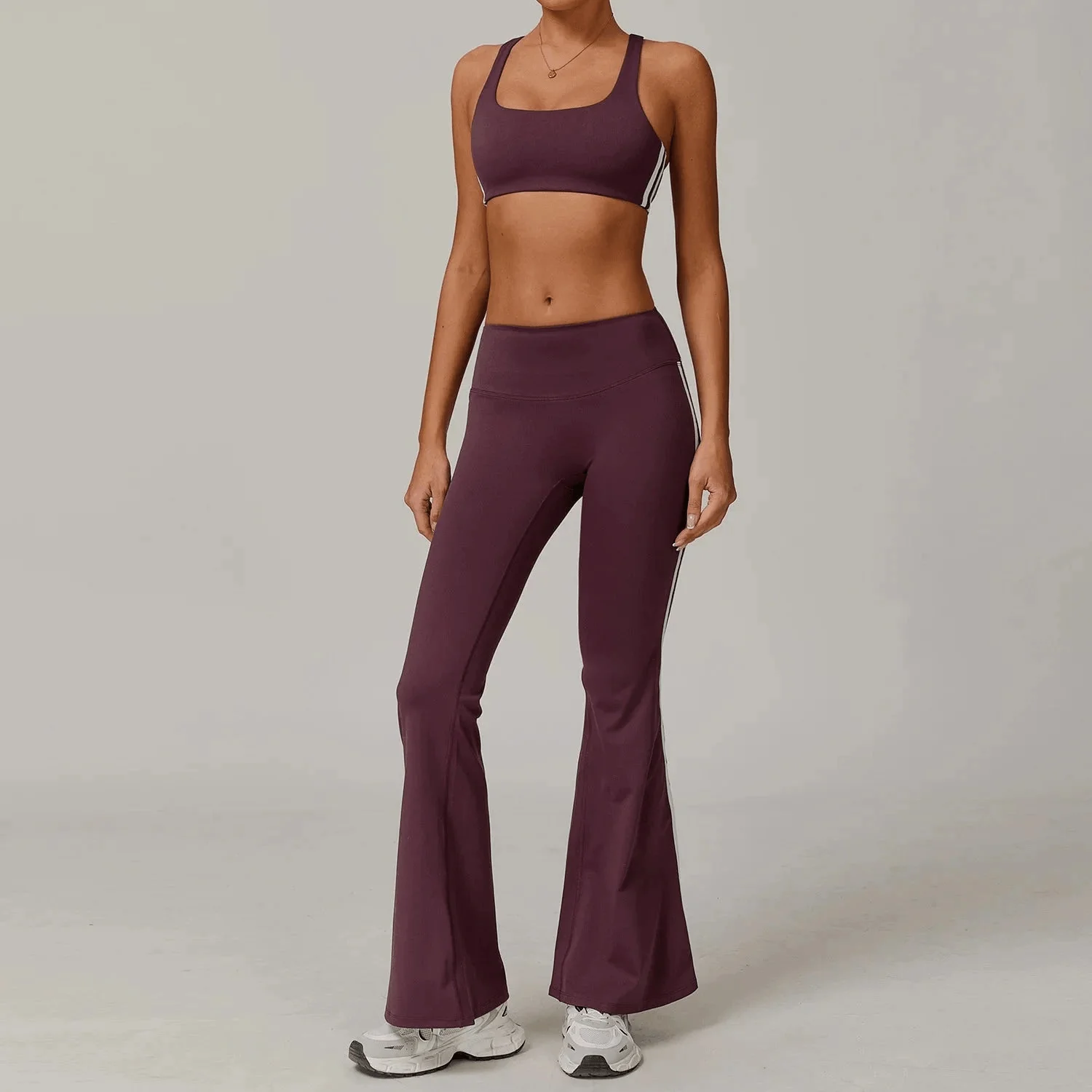 Flare Leggings in Pulse Line Design