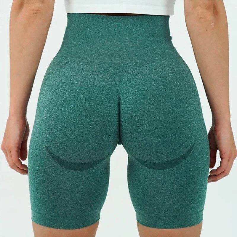 Seamless High Waist Workout Shorts in Multiple Colors