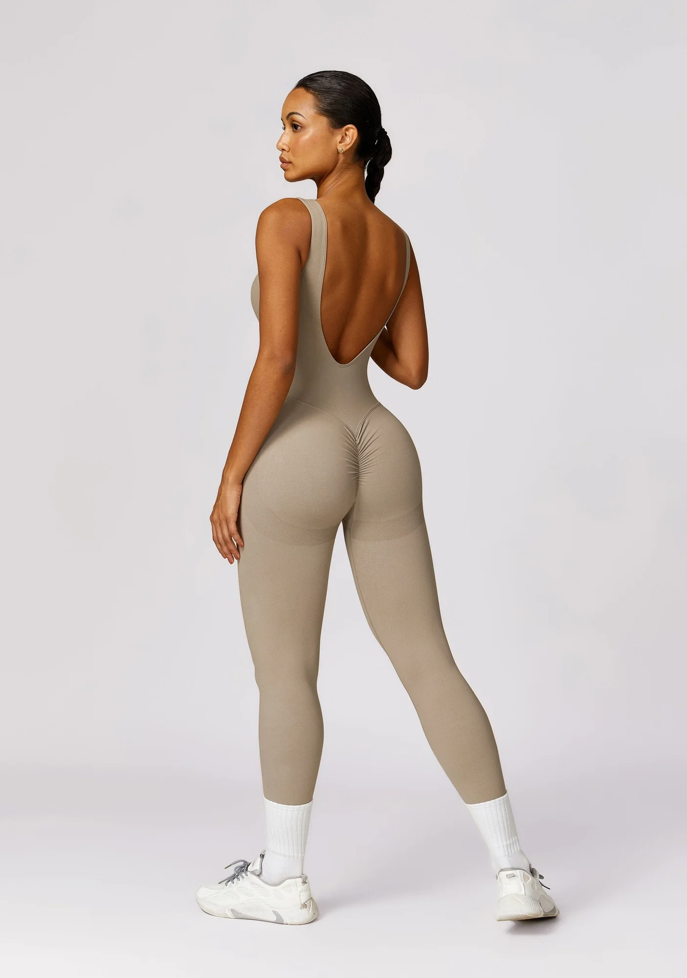 Comfort Stretch Seamless Jumpsuit in Breathable Fabric
