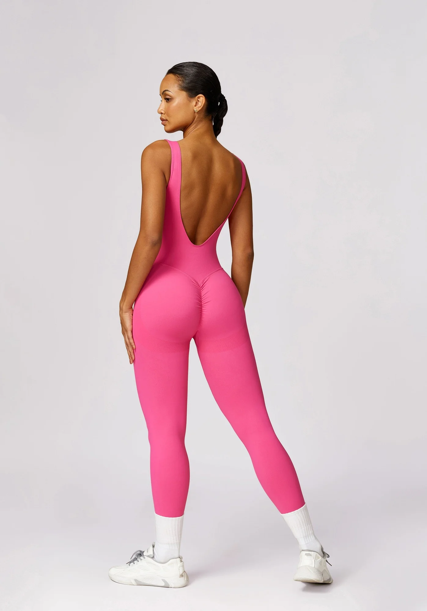 Comfort Stretch Seamless Jumpsuit in Breathable Fabric