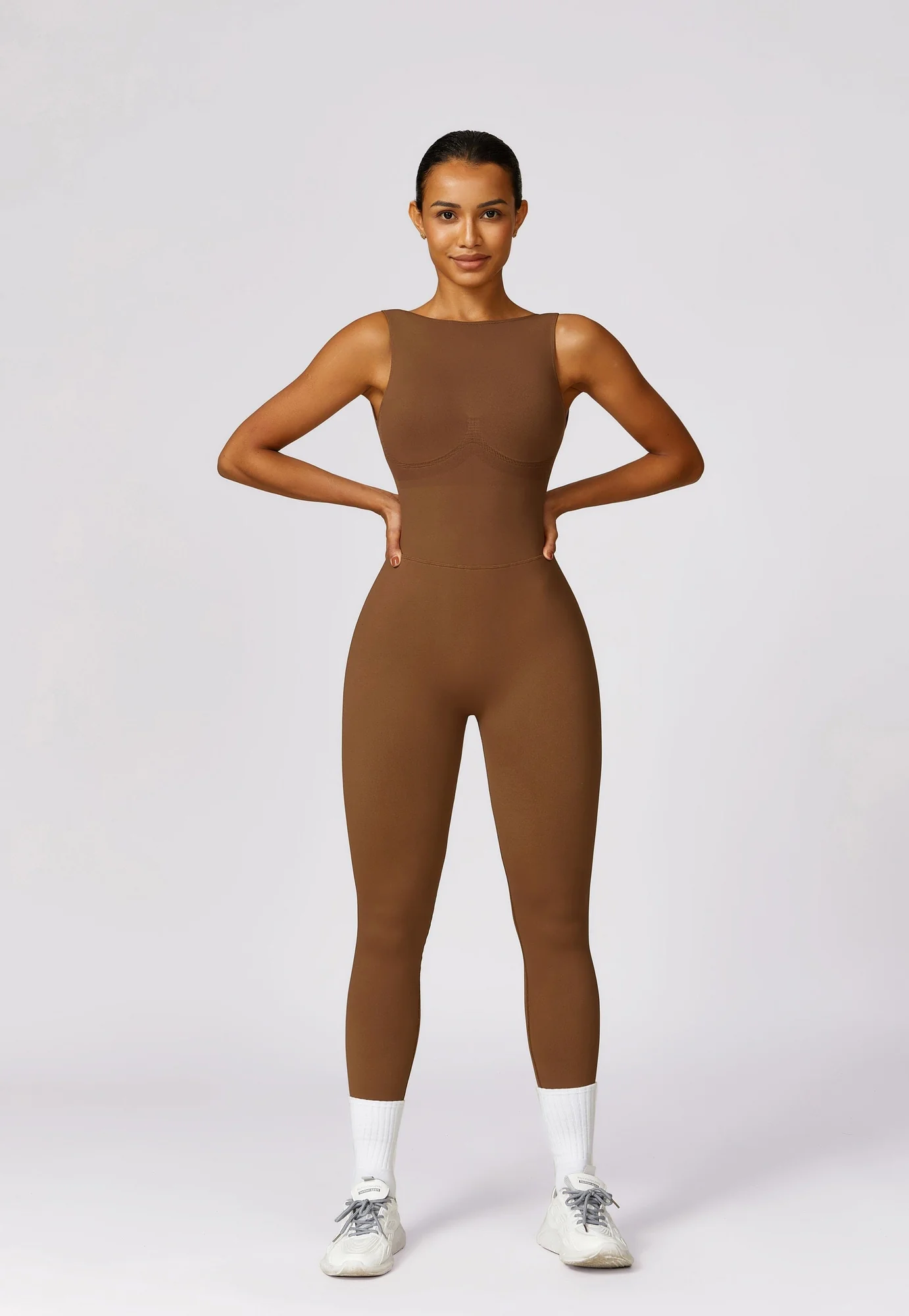 Comfort Stretch Seamless Jumpsuit in Breathable Fabric