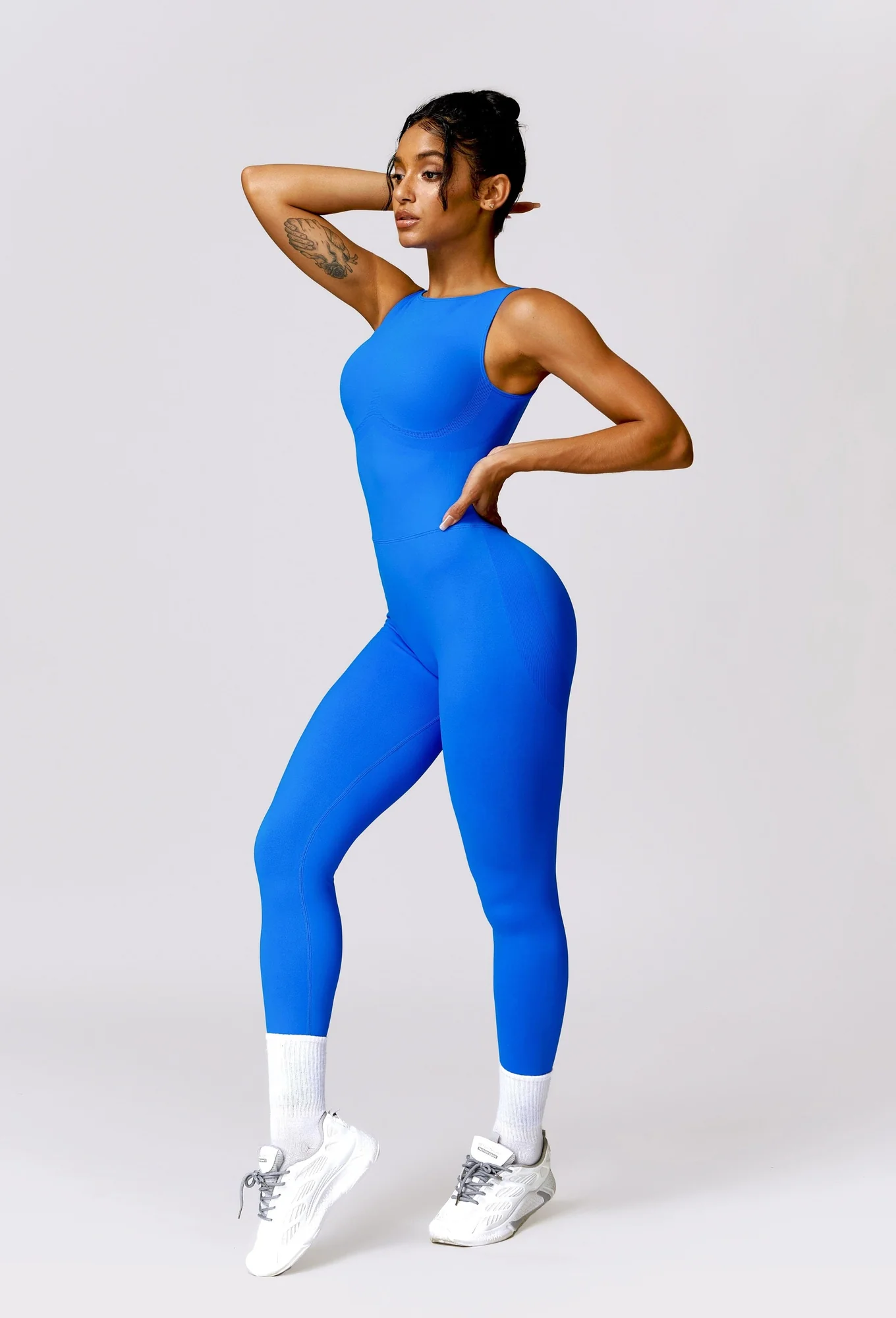Comfort Stretch Seamless Jumpsuit in Breathable Fabric