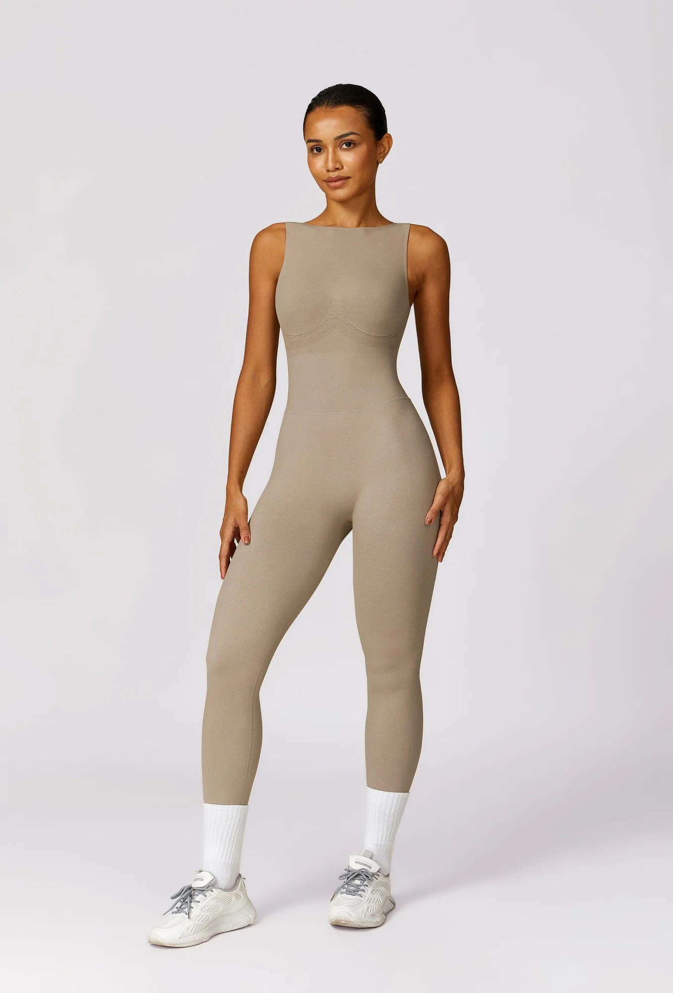 Comfort Stretch Seamless Jumpsuit in Breathable Fabric