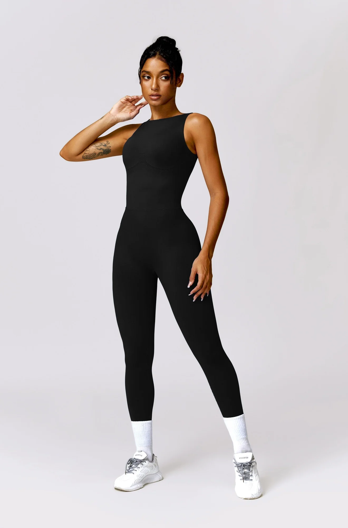 Comfort Stretch Seamless Jumpsuit in Breathable Fabric