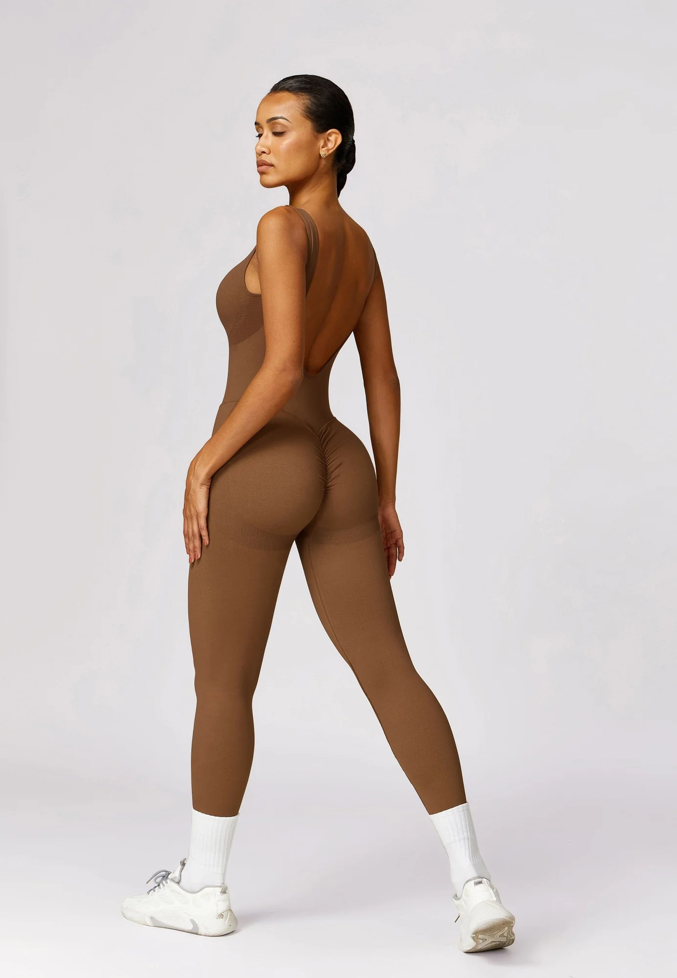 Comfort Stretch Seamless Jumpsuit in Breathable Fabric