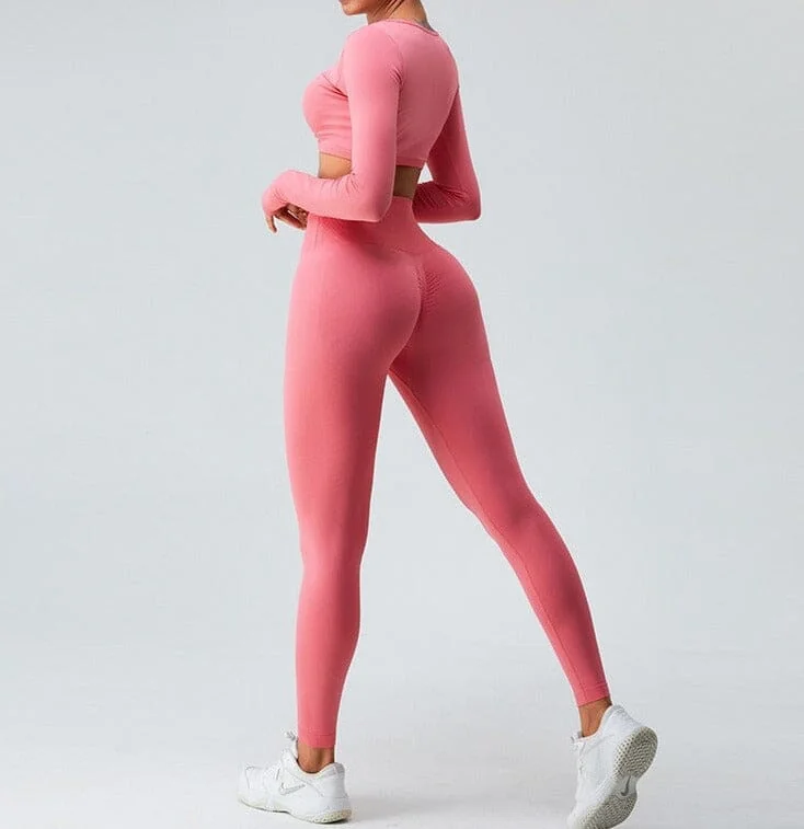 Comfort Sculpting Seamless Sports Bra and Leggings Set