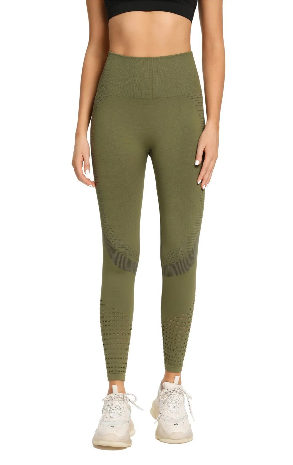 High-Waist Seamless Fitness Leggings