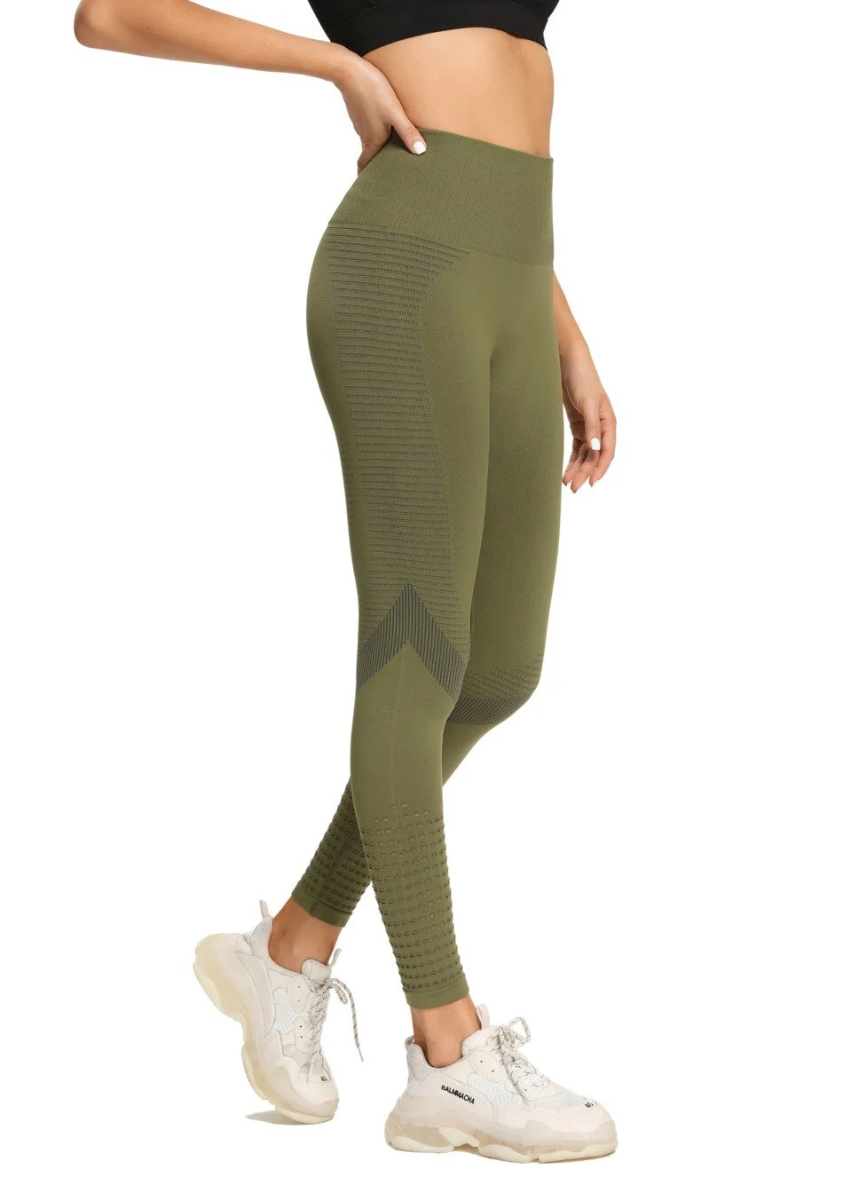 High-Waist Seamless Fitness Leggings