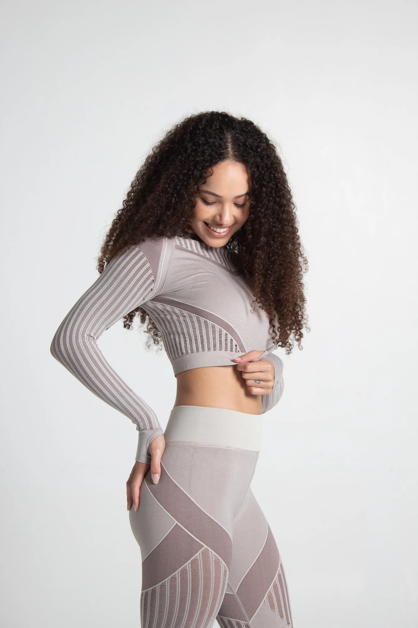 Seamless Mesh Yoga Bra Top for Women