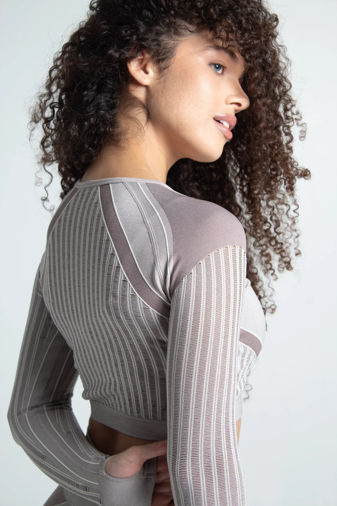 Seamless Mesh Yoga Bra Top for Women