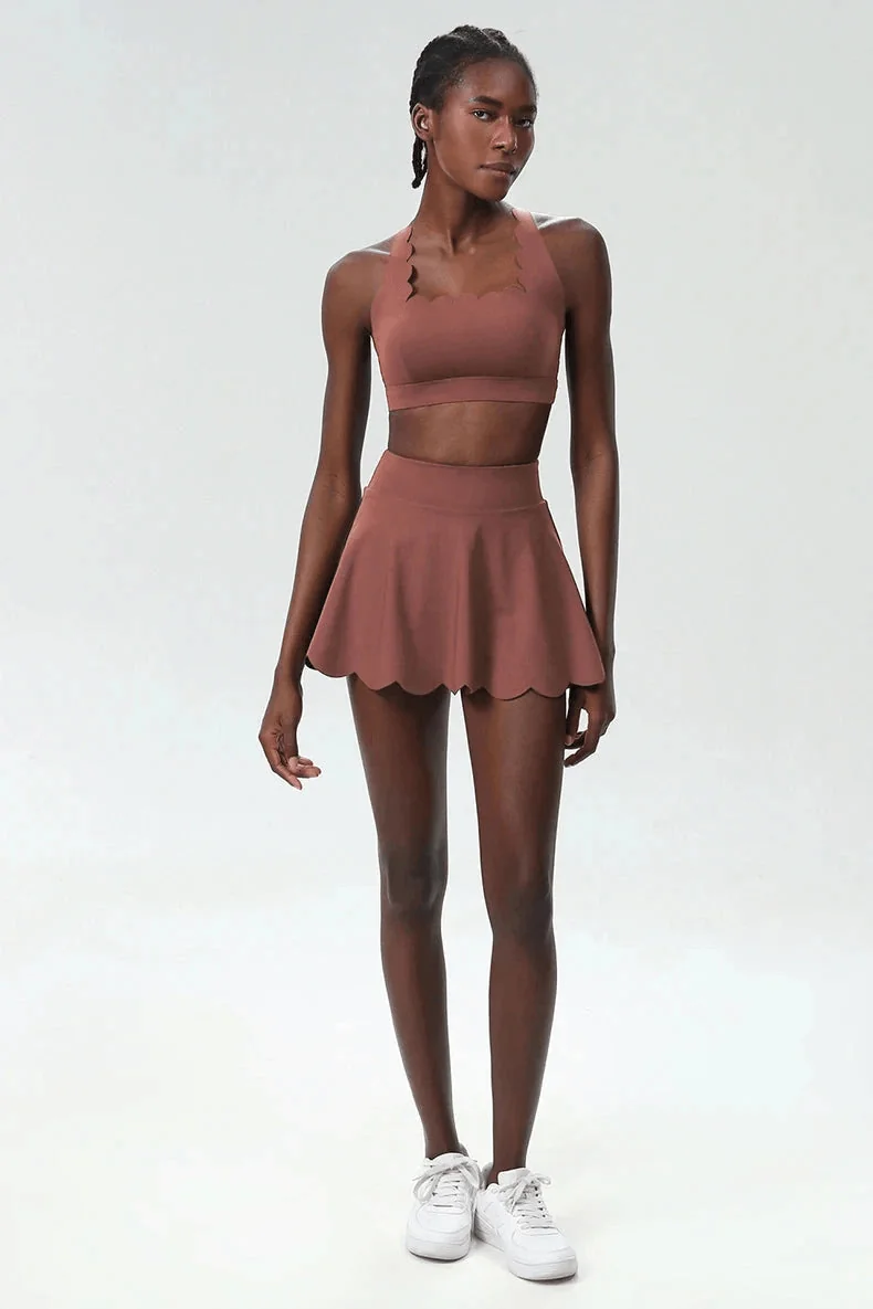 Womens Athletic Edge Skirt - Breathable Running and Yoga Skirt