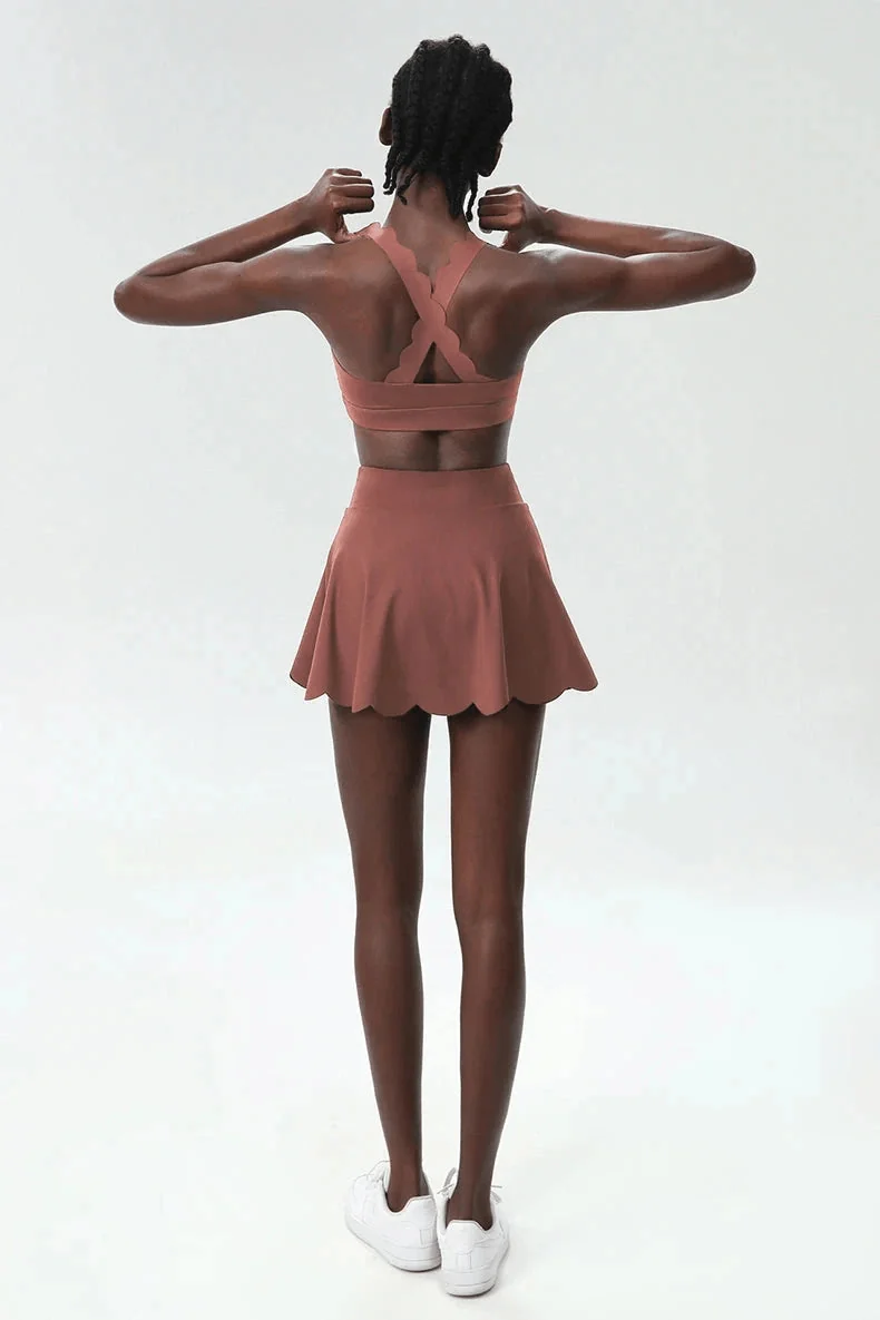 Womens Athletic Edge Skirt - Breathable Running and Yoga Skirt