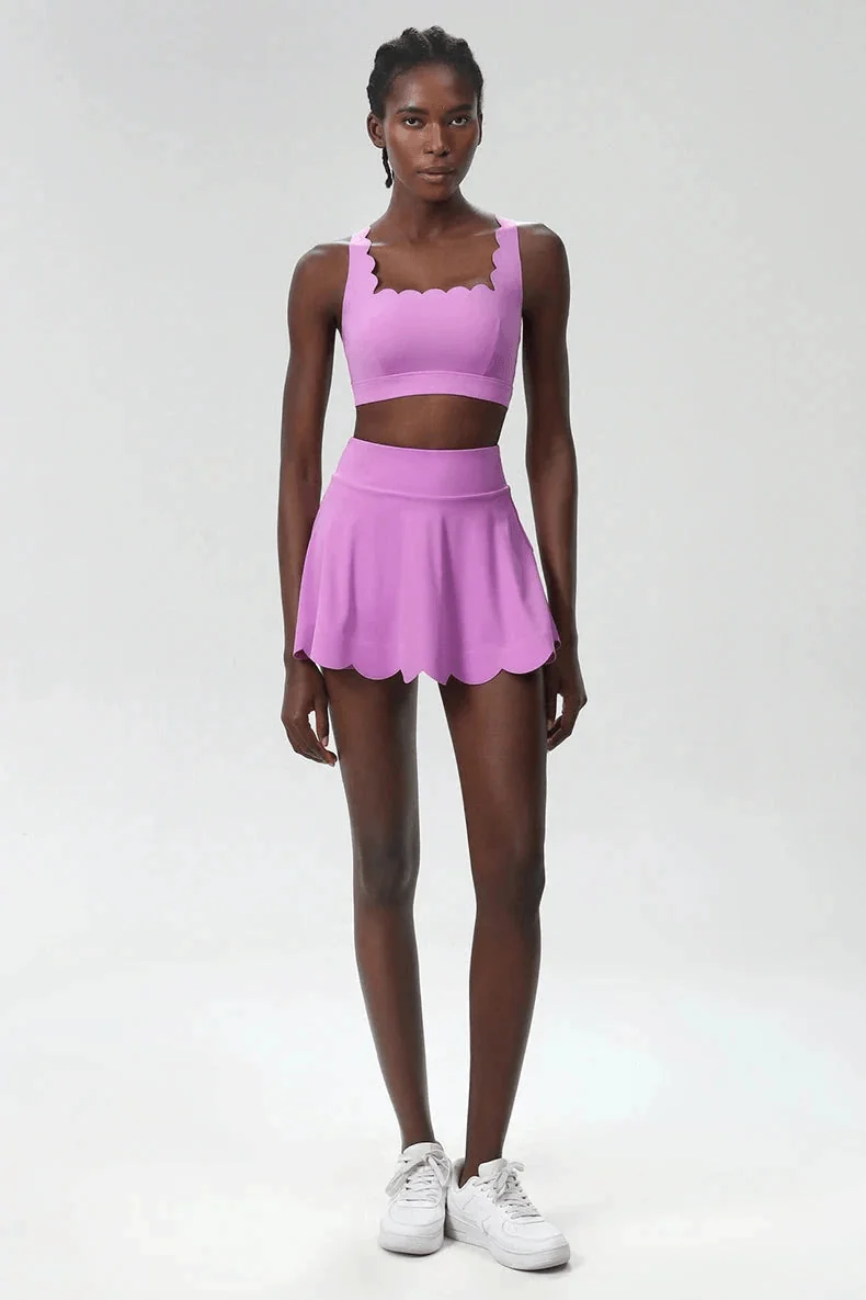 Womens Athletic Edge Skirt - Breathable Running and Yoga Skirt