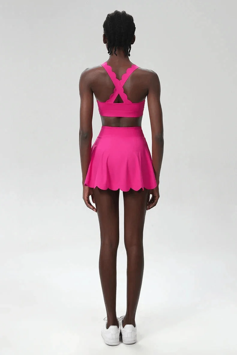 Womens Athletic Edge Skirt - Breathable Running and Yoga Skirt