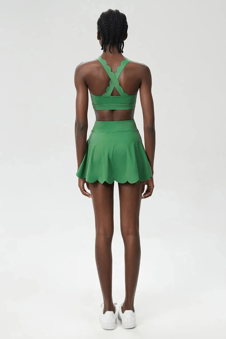 Womens Athletic Edge Skirt - Breathable Running and Yoga Skirt