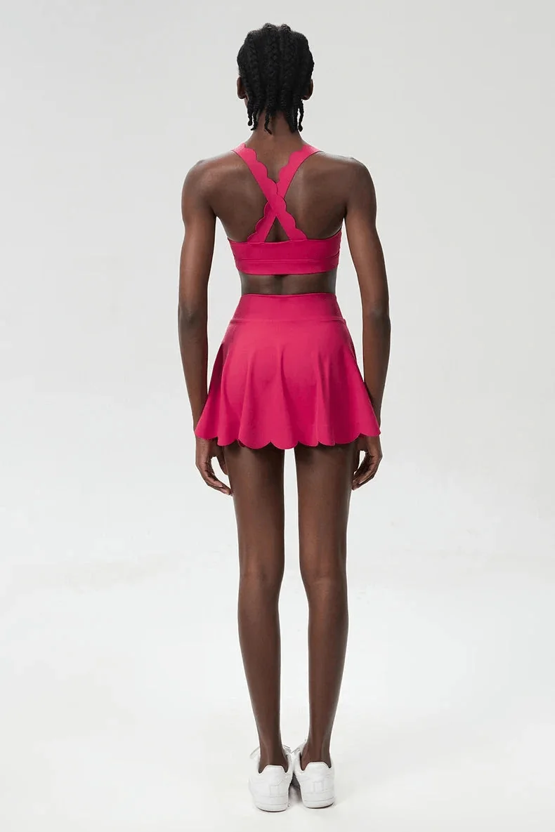 Womens Athletic Edge Skirt - Breathable Running and Yoga Skirt