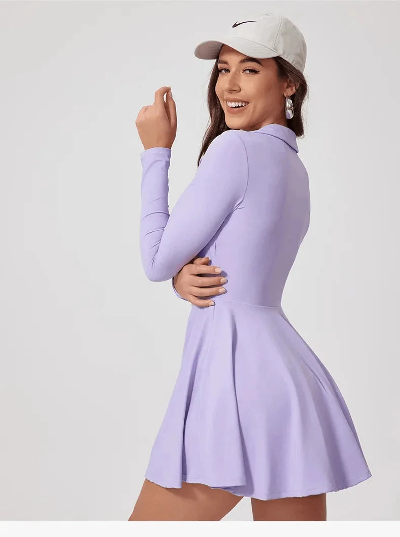 Womens Tennis Racerback Dress | Moisture-Wicking Performance Wear