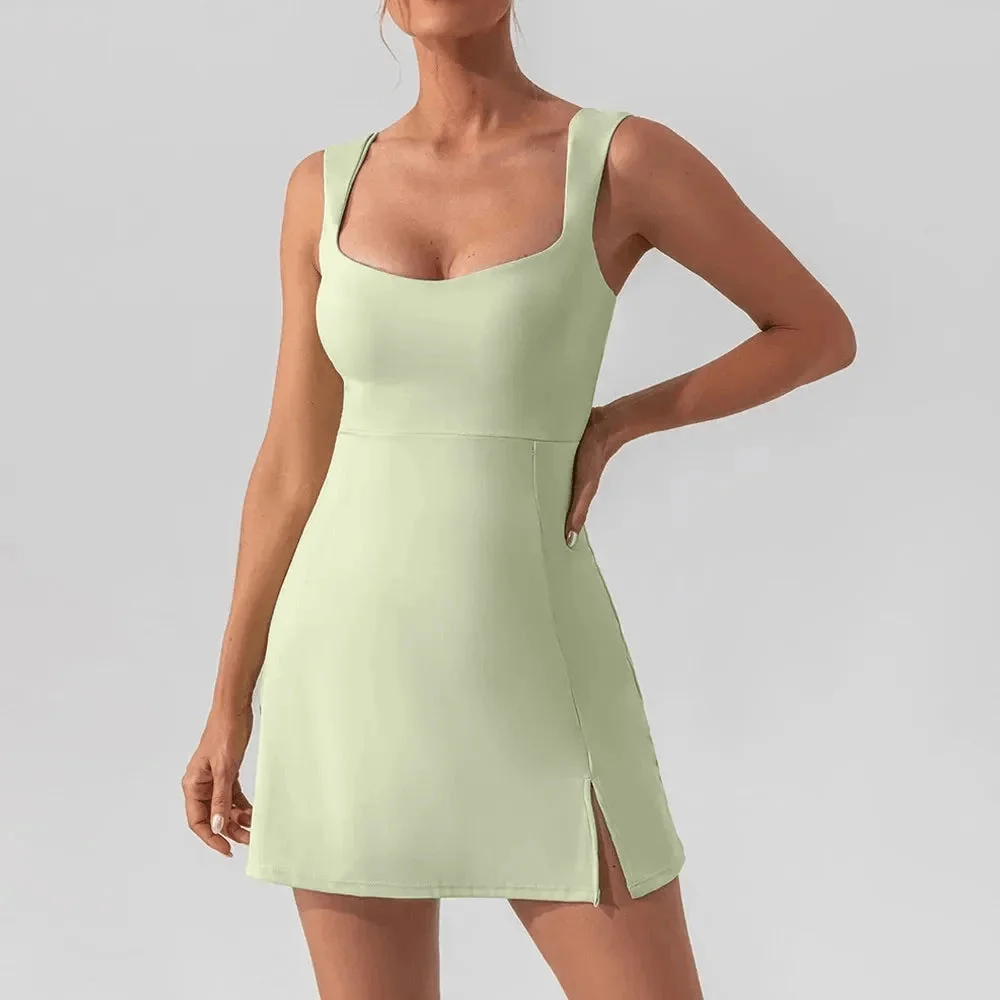 Athletic Tennis Dress with Power Form Design