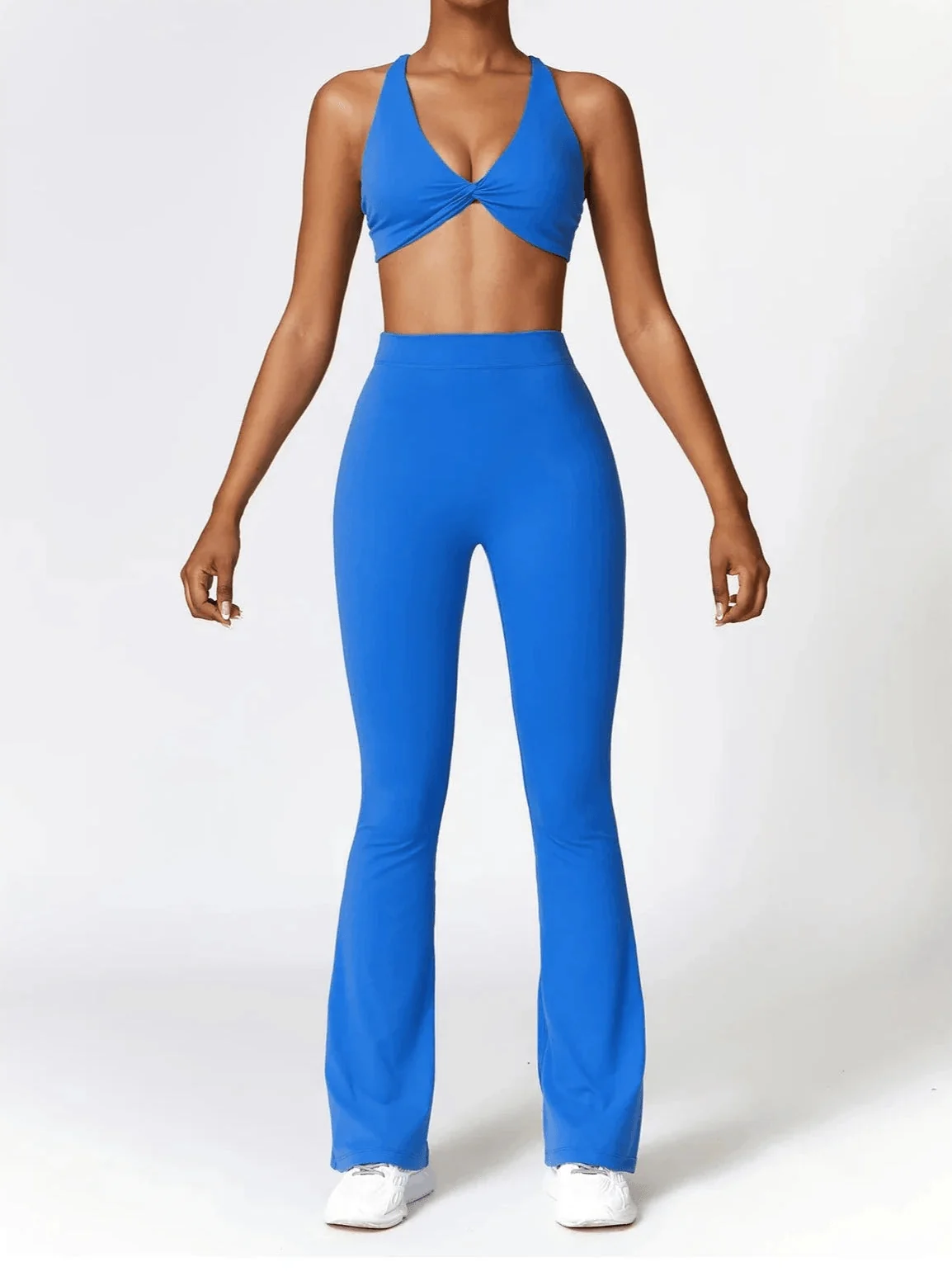 Gray Flare Leggings for Women - High Waist Squat-Proof Yoga & Fitness Apparel