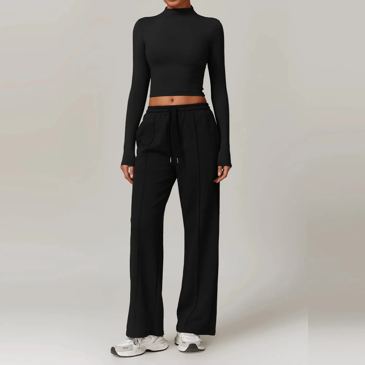 Comfy Gym Pants & Long Sleeve Set