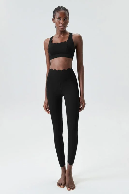 Womens Bloom Edge High-Waist Yoga Leggings