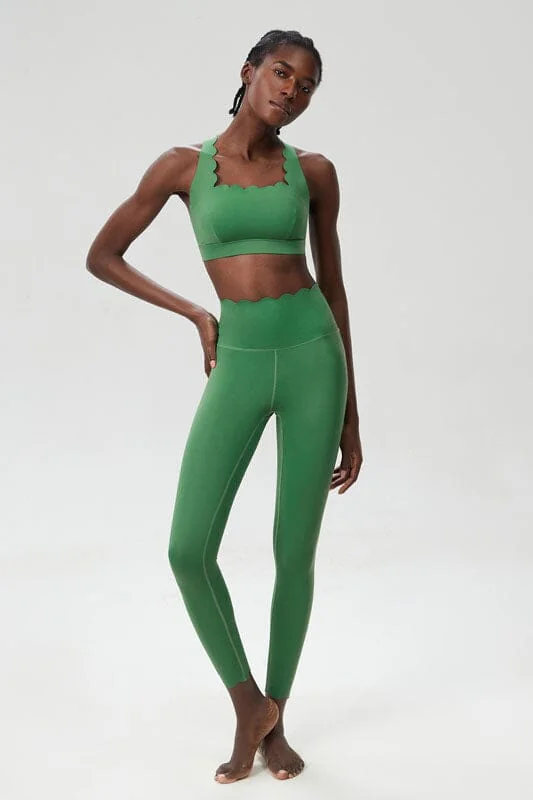 Womens Bloom Edge High-Waist Yoga Leggings